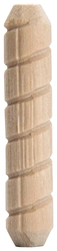778-cs Spiral Groove Dowel Pin, 1/2 In Dia X 2 In L, Pack Of 8