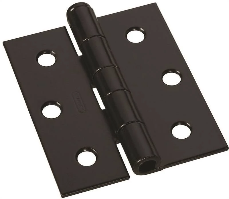 838854 Screen Door Hinge, 3 Inch X 2.5 Inch, Black Finish