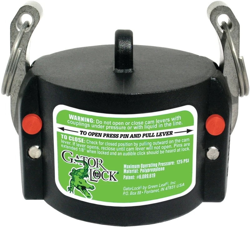 Glp 200 Cap Cam Lever Coupling, 2 Inch Male Polypropylene Adapter