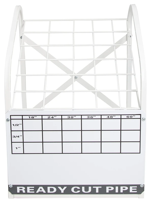 St001 Pipe Nipple Display Rack, 20 In Oaw, 27-1/2 In Oah, Steel Frame