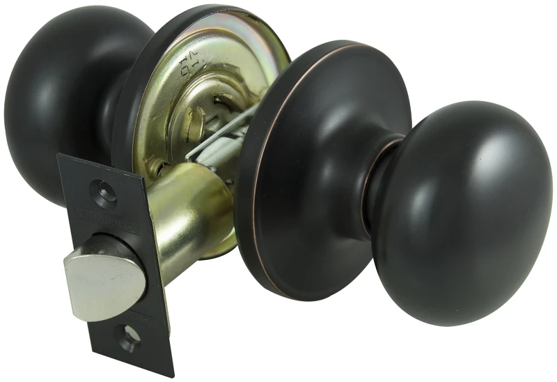 Tfx730v-ps Passage Knobset, Bronze, 2-3/8 - 2-3/4 In Adjustable Latch