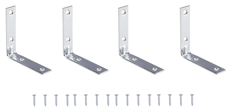 Corner Brace 2-1/2 In L X 5/8 In W Steel Zinc Plated
