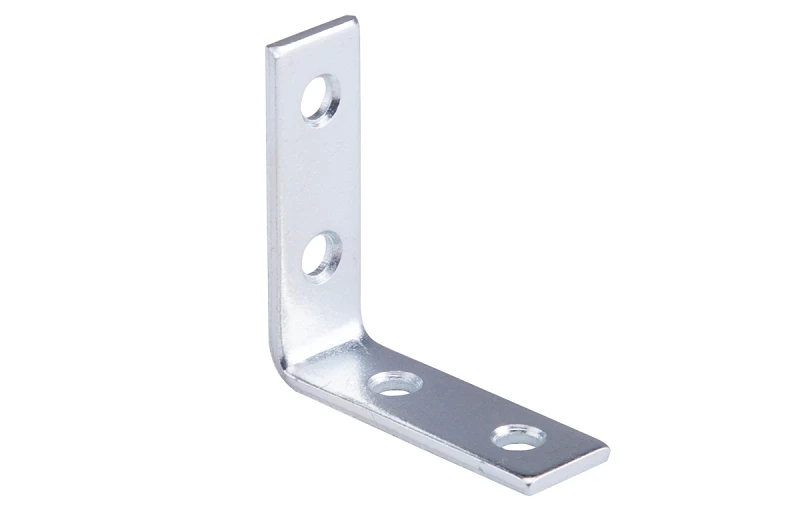 Rust-resistant Steel Corner Brace 1-1/2 In L X 1/2 In W Zinc Plated