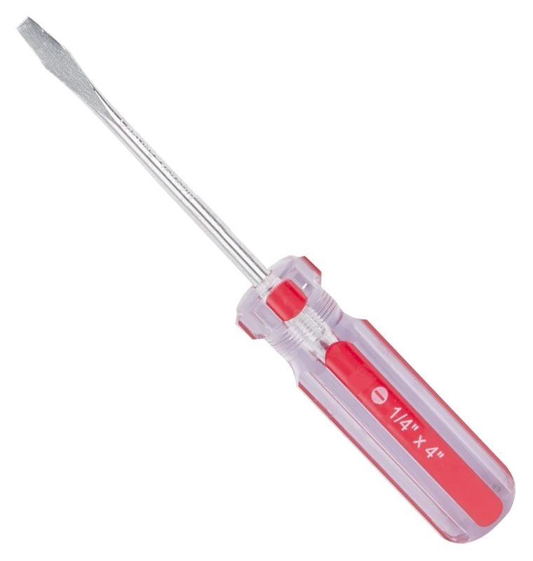 Sd-02 Slotted Screwdriver, 1/4 Inch X 4 Inch With Magnetic Tip