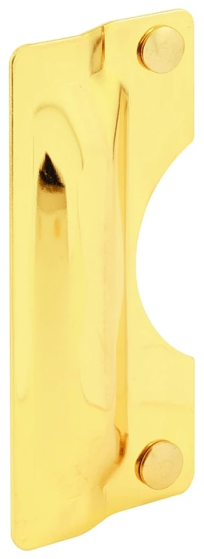 3 In. X 7 In. Polished Brass Latch Guard For Out-swinging Doors
