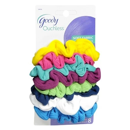 Goody Ouchless Jersey Variety Scrunchies, 8 CT - GOODY PRODUCTS, INC.