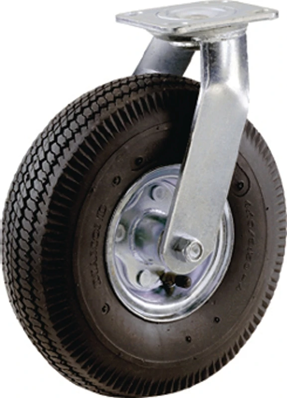 8 In. Pneumatic Heavy-duty Swivel Caster 220 Lb Load Capacity 1 Pk