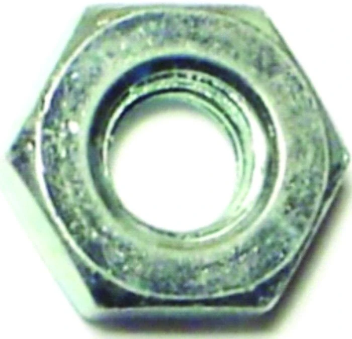 Zinc Hex Machine Nut 10-32 Fine Thread Model 03751