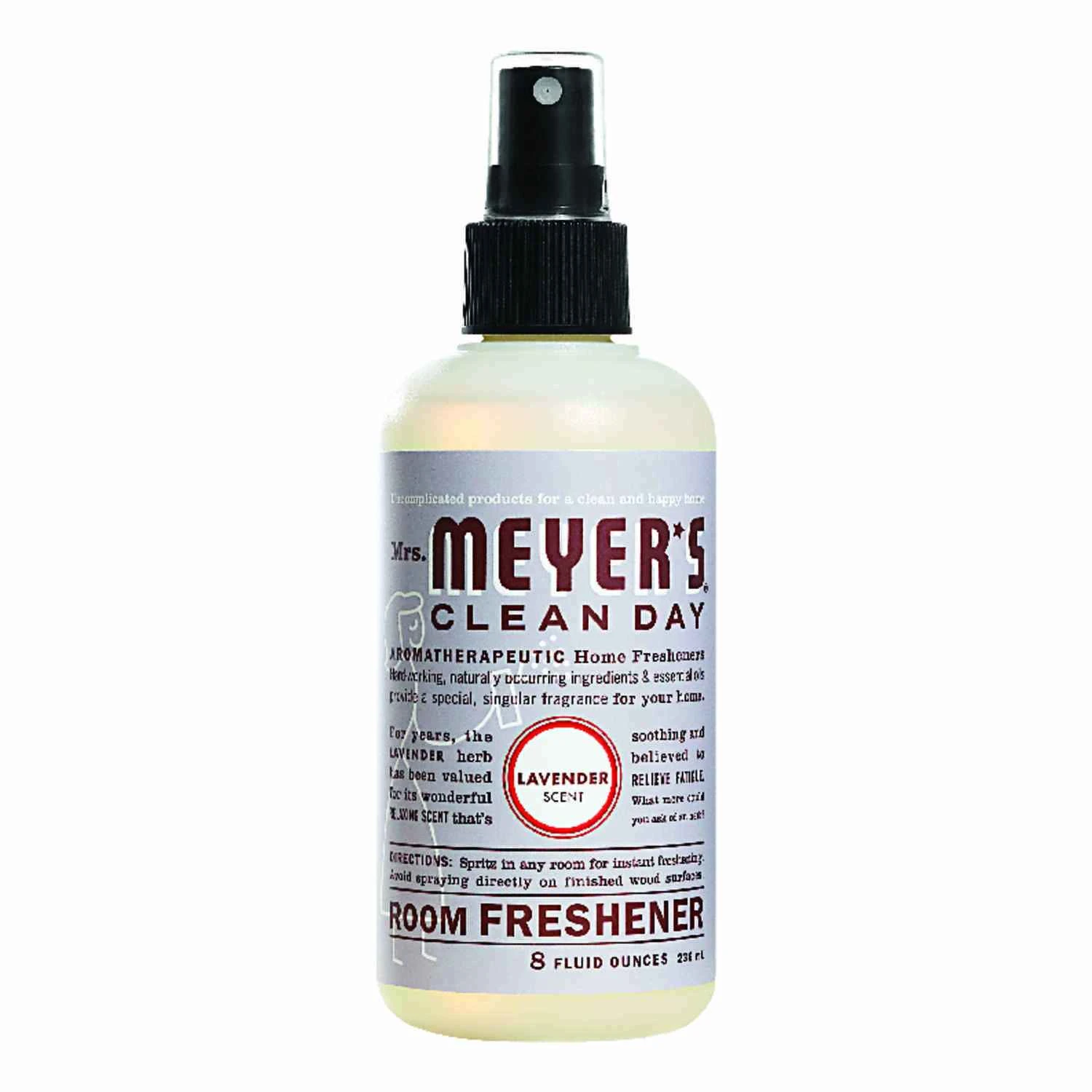 Mrs. Meyer's 14153 Room Freshener, 8 oz Bottle, Lavender