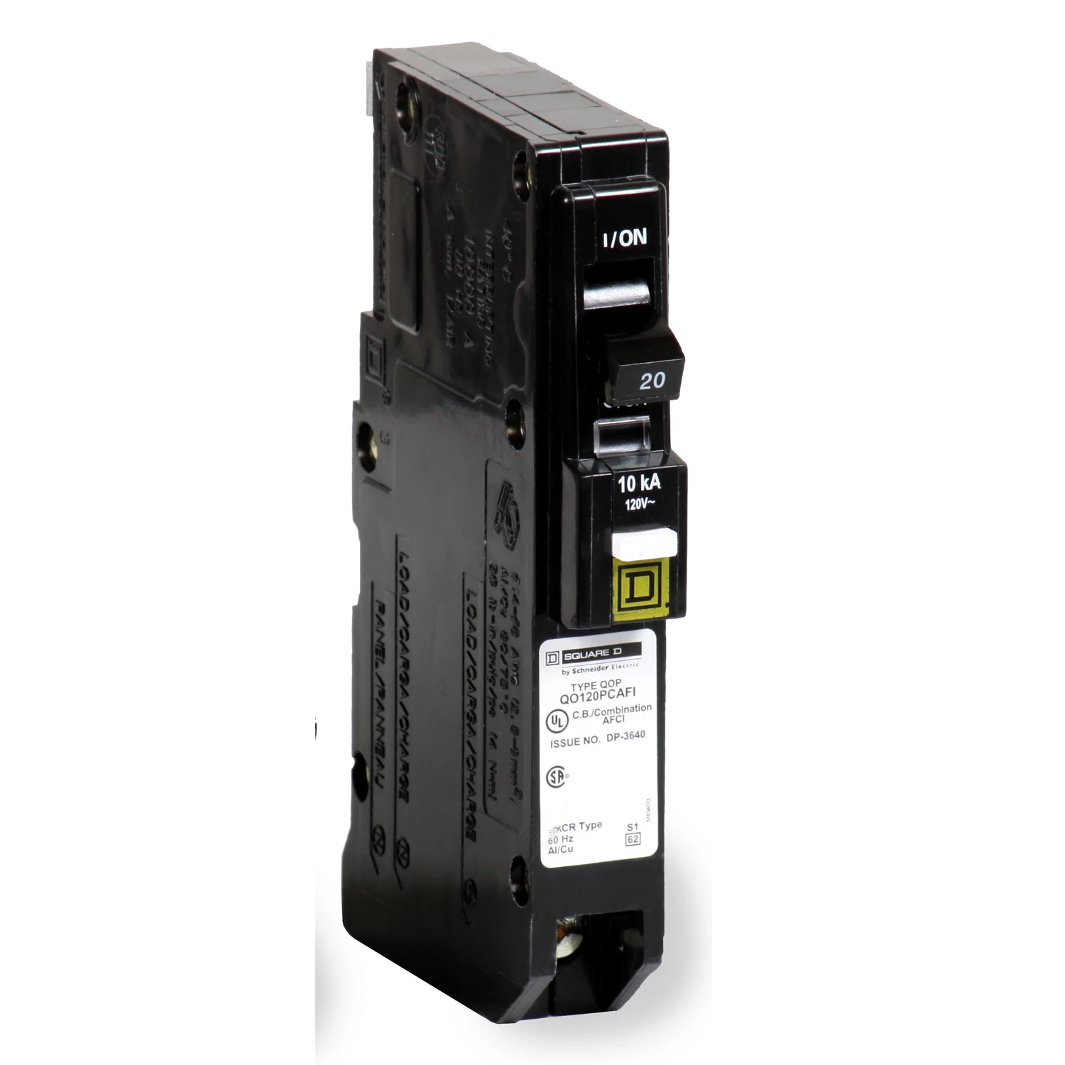 QO Single Pole Circuit Breaker, 20-Amp