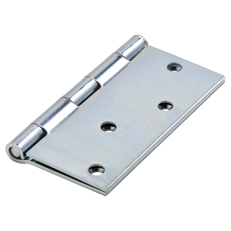 4 In. Zinc-plated Door Hinge, Steel, Removable Pin, 1 Pk, Model N830-195