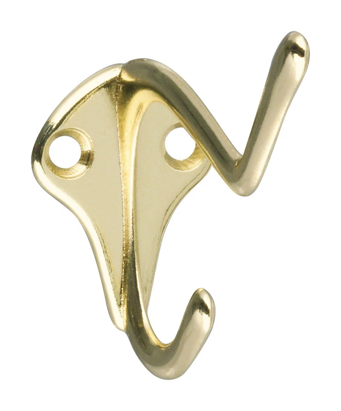 Satin Nickel Zinc 3 In. L Coat/hat Hook 1 Pk, Model N830-162