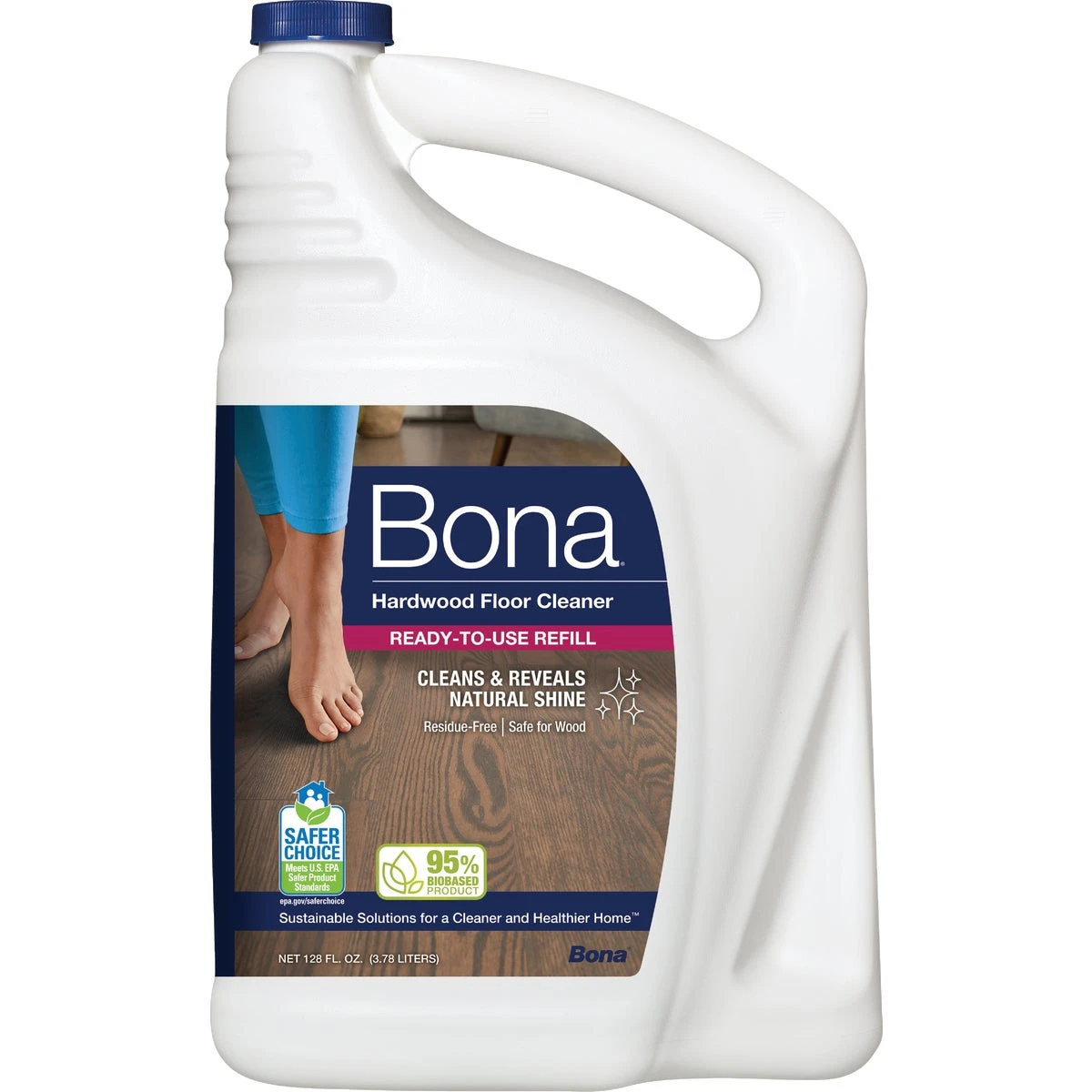 Hardwood Floor Cleaner Refill, 128 oz.