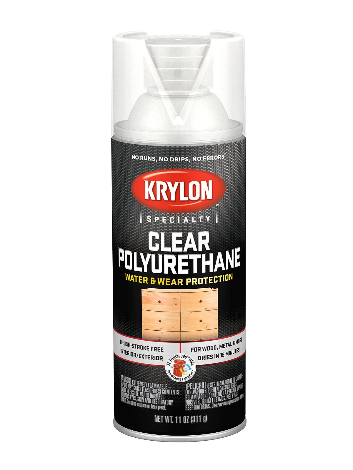 Krylon Gloss Clear Spray Polyurethane,  11 Oz.