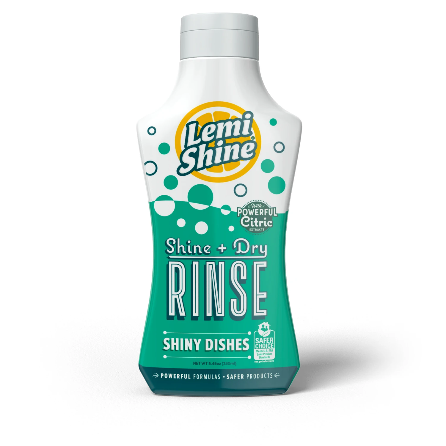 Lemi Shine Shine Dry Rinse Lemon Scent Gel Dishwasher Rinse Aid 8.45 oz.