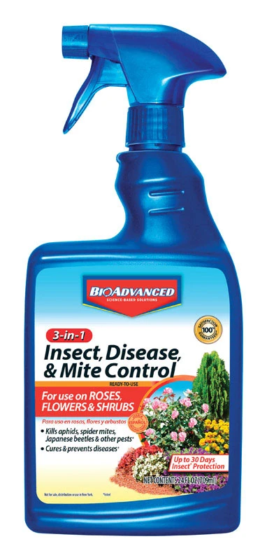 3-In-1 Insect, Disease & Mite Control, 24 oz.