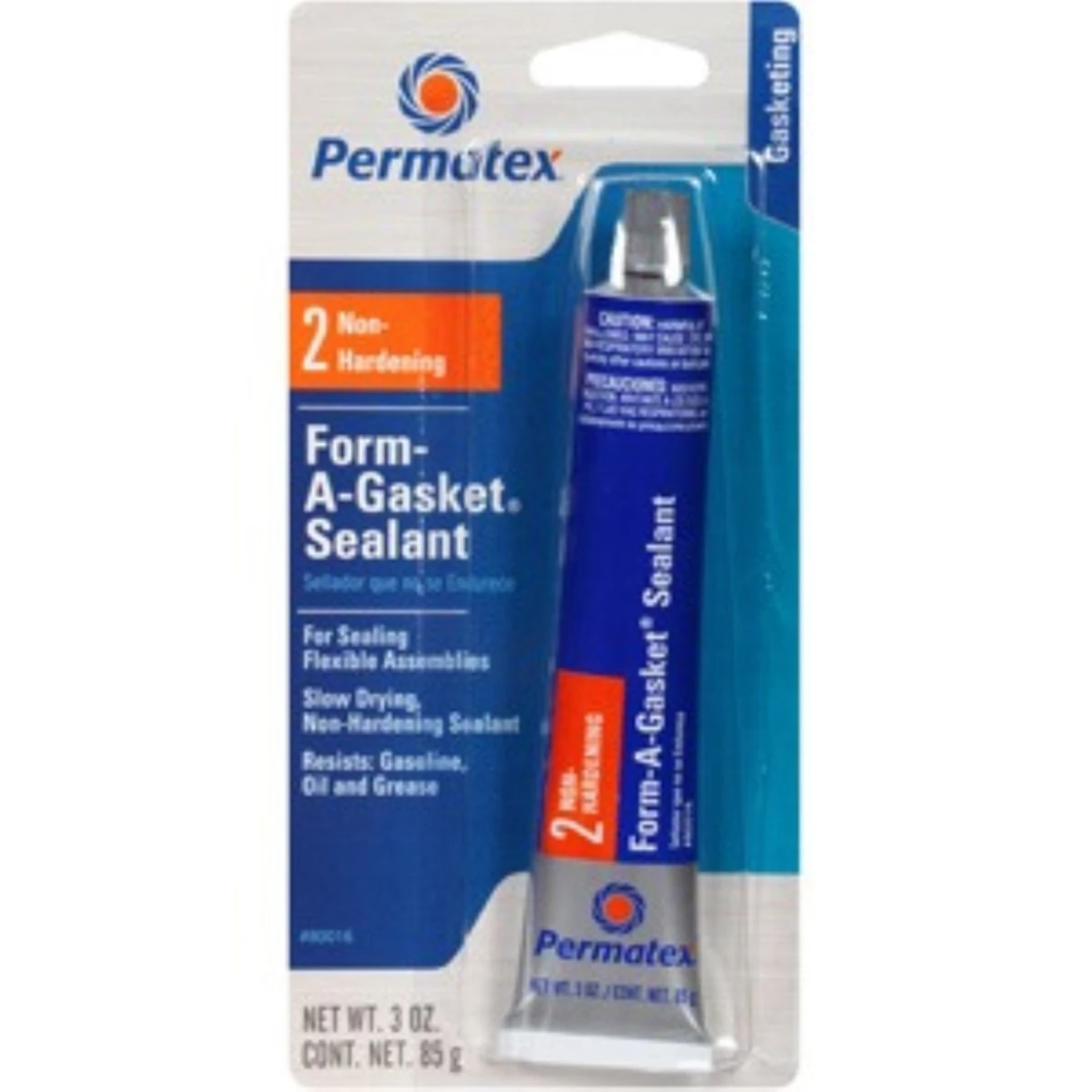 Permatex 80016 Sealant, Black, 3 oz Tube, Paste, Alcohol
