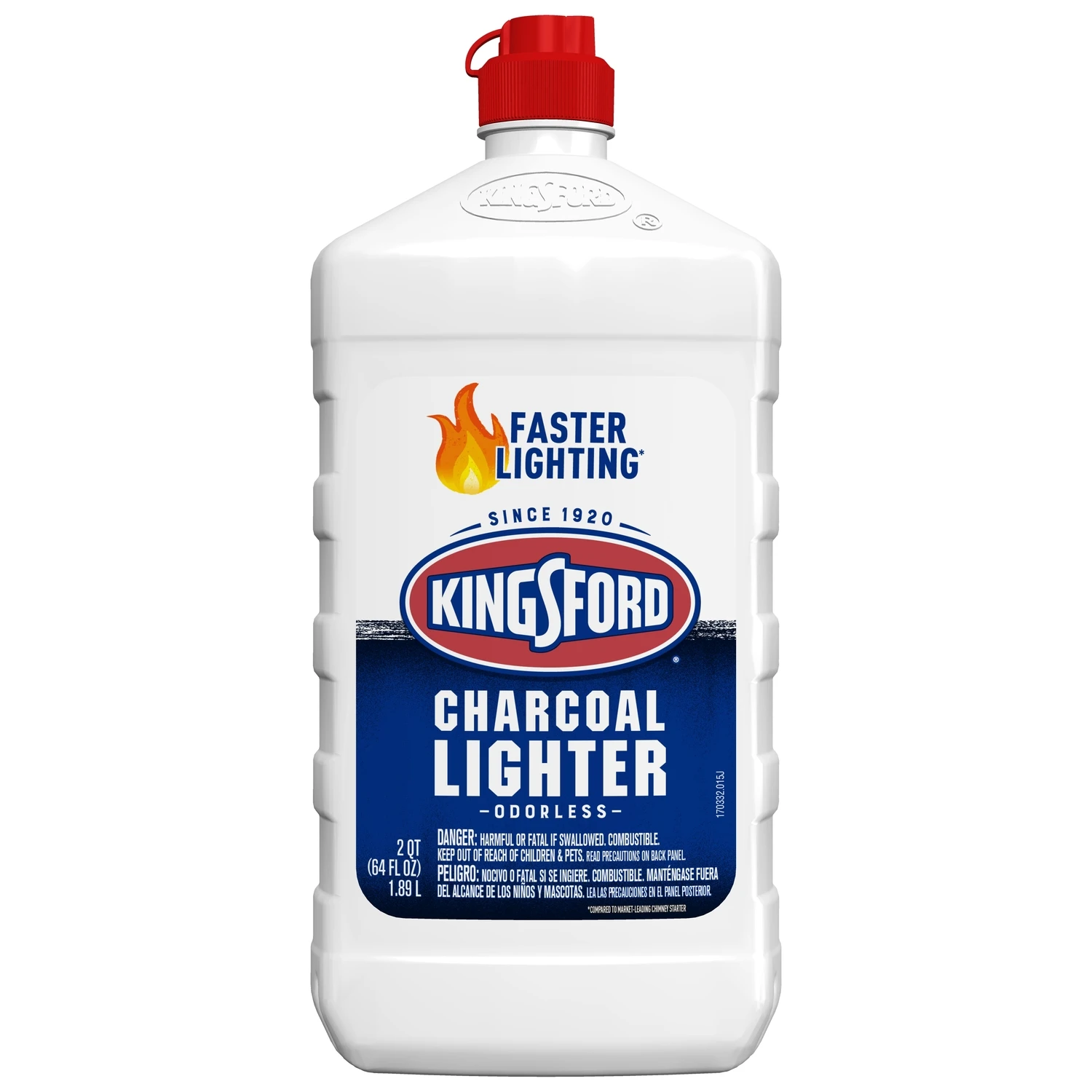 Lighter Fluid, Odorless, 64 oz.