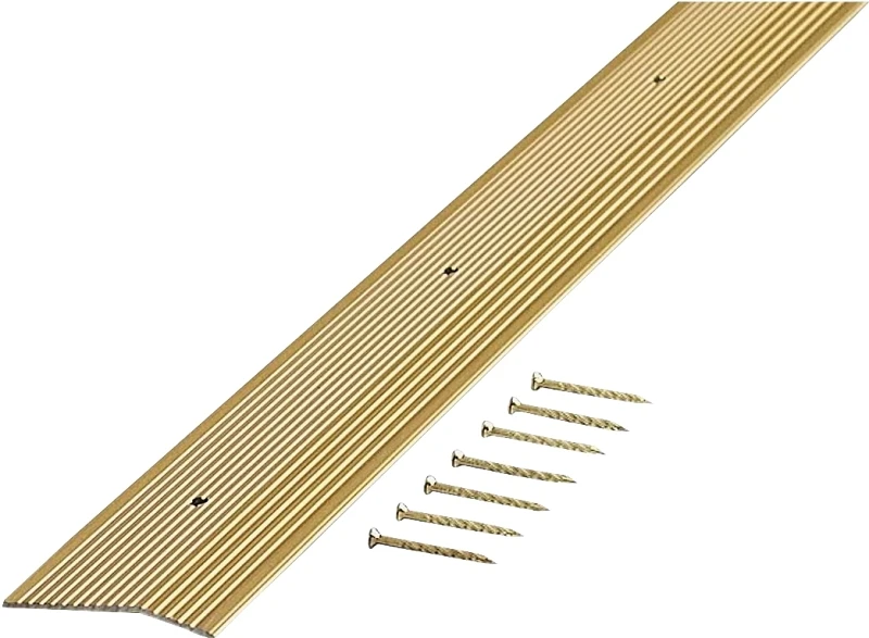 Carpet Trim, Satin Brass, 2 x 72 In.