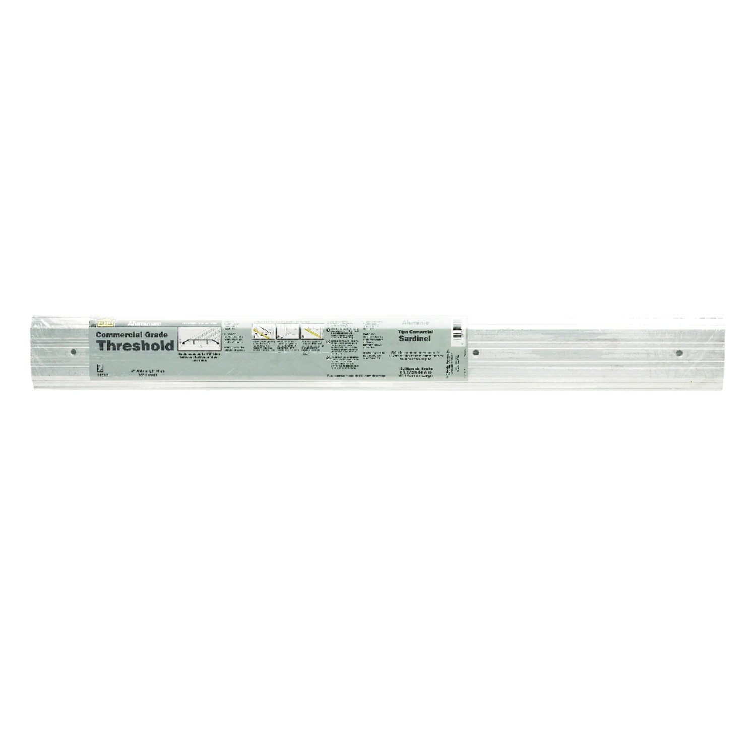 Afxx 4 Series 36" L X 4" W X 1/2" H Heavy-duty Aluminum Threshold