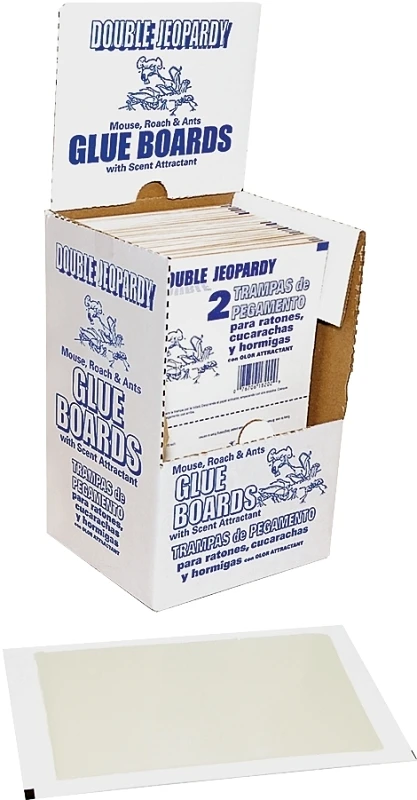Double Jeopardy Glue Board Trap For Mice And Insects, 2 Pk, 182b