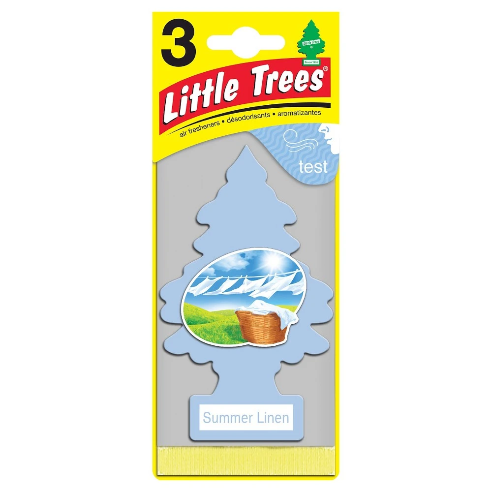 LITTLE TREES FRSHNR 3PK SUMMER LINEN