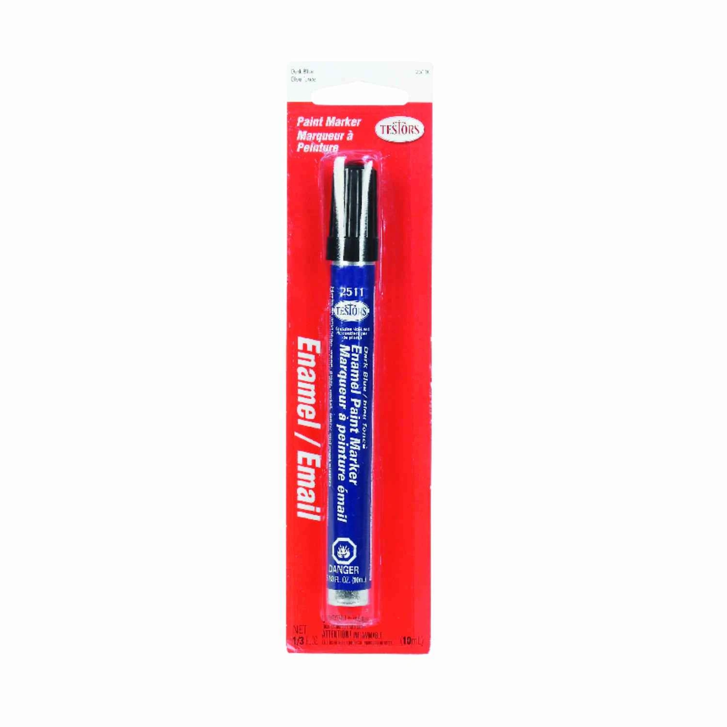 Testors 2511C Enamel Marker, Dark Blue, 0.33 fl-oz