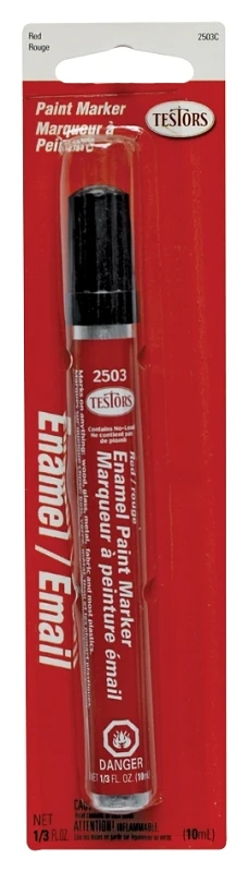 Enamel Craft Paint Marker, Red Gloss, 1/3-oz.