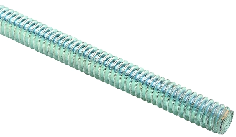 1/2 In.-13 X 10 Ft. Continuous Thread Threaded Rod - Durable Galvanized Construction