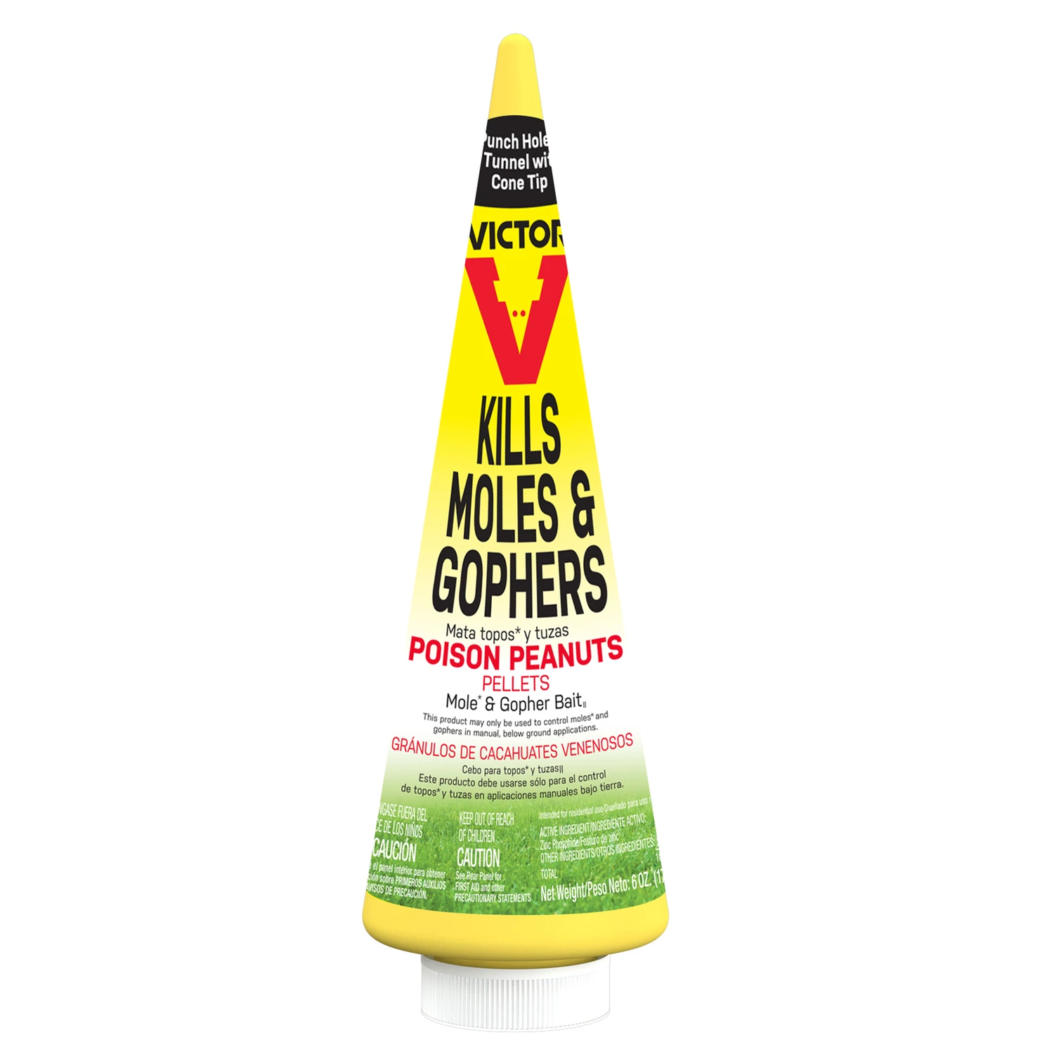 Poison Peanuts Mole & Gopher Bait Killer, 6 oz.