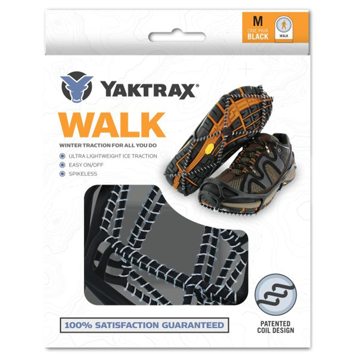 Walker Boot/Shoe Traction Device, Black, Unisex Medium