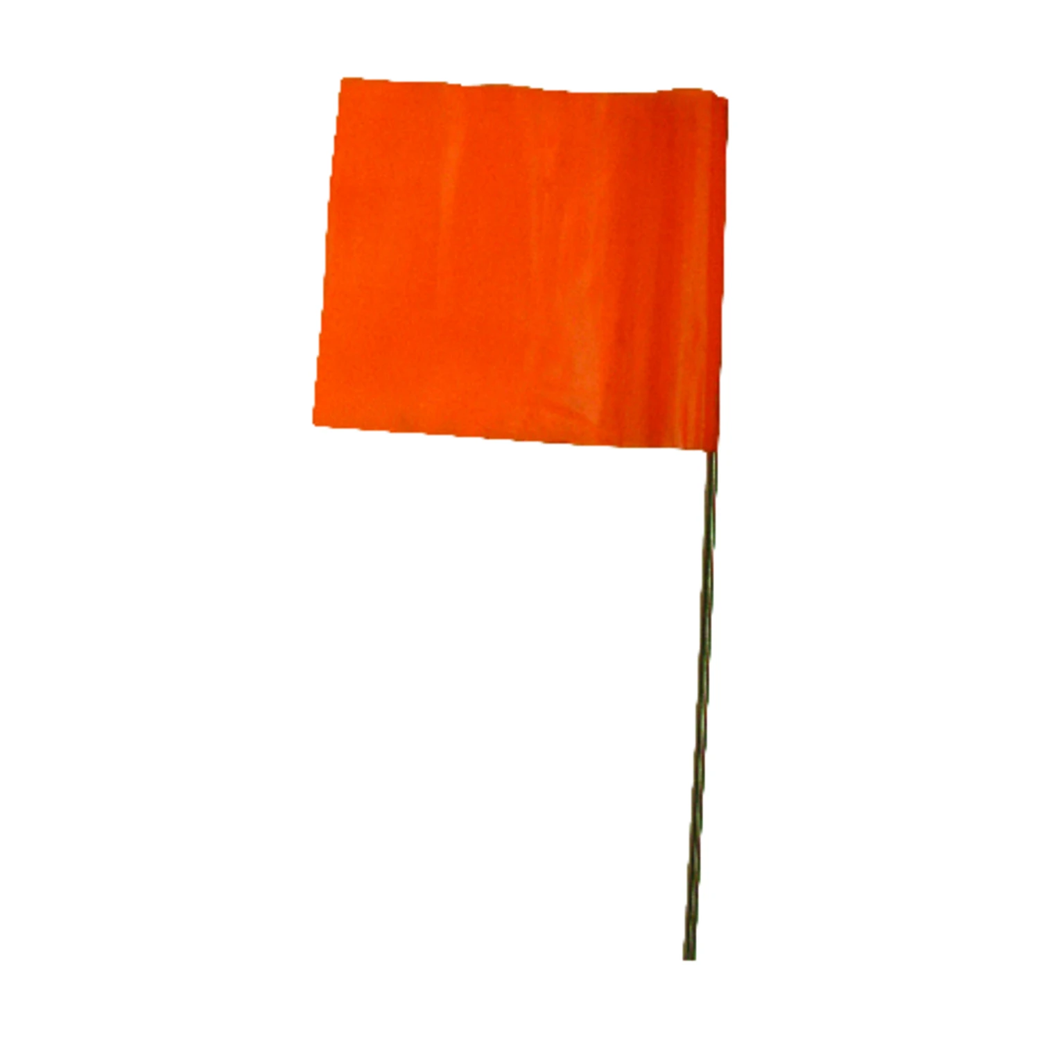 CH Hanson 15275 Stake Flag, Orange, 2-1/2 in W Flag, 3-1/2 in H Flag, 15 in OAH, PVC Flag