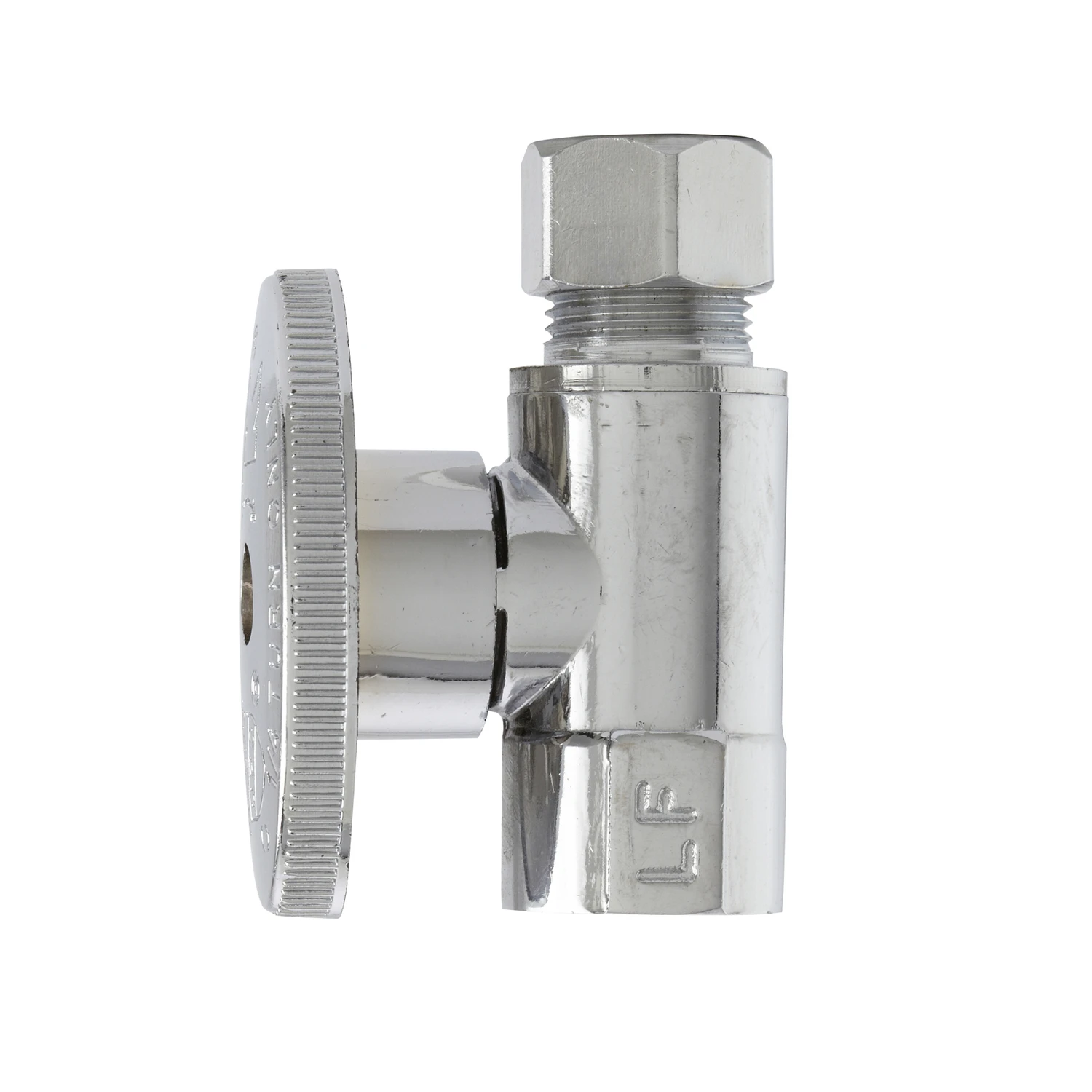 3/8 In. Fip X 3/8 In. Compression Brass Straight Valve - Lead-free