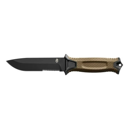 Strongarm Fixed Blade Tactical Knife, Coyote, 4-3/4" Fine Edge