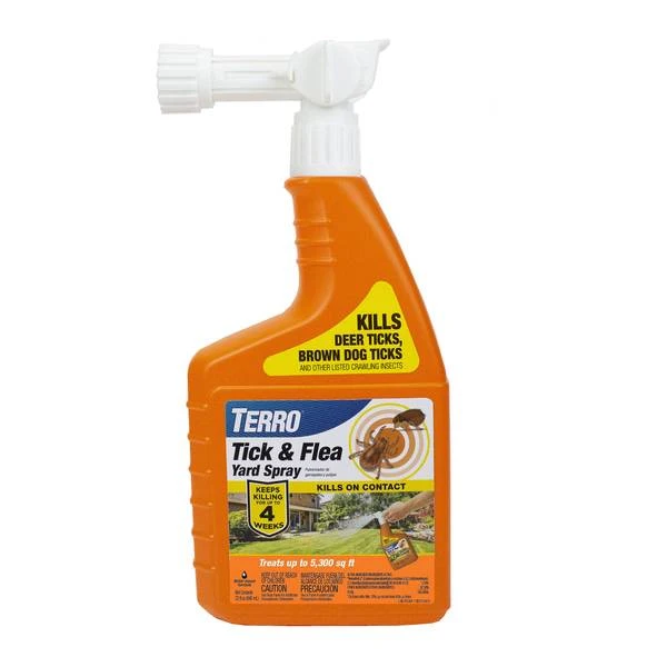 TERRO Tick and Flea Yard Spray - 32 oz