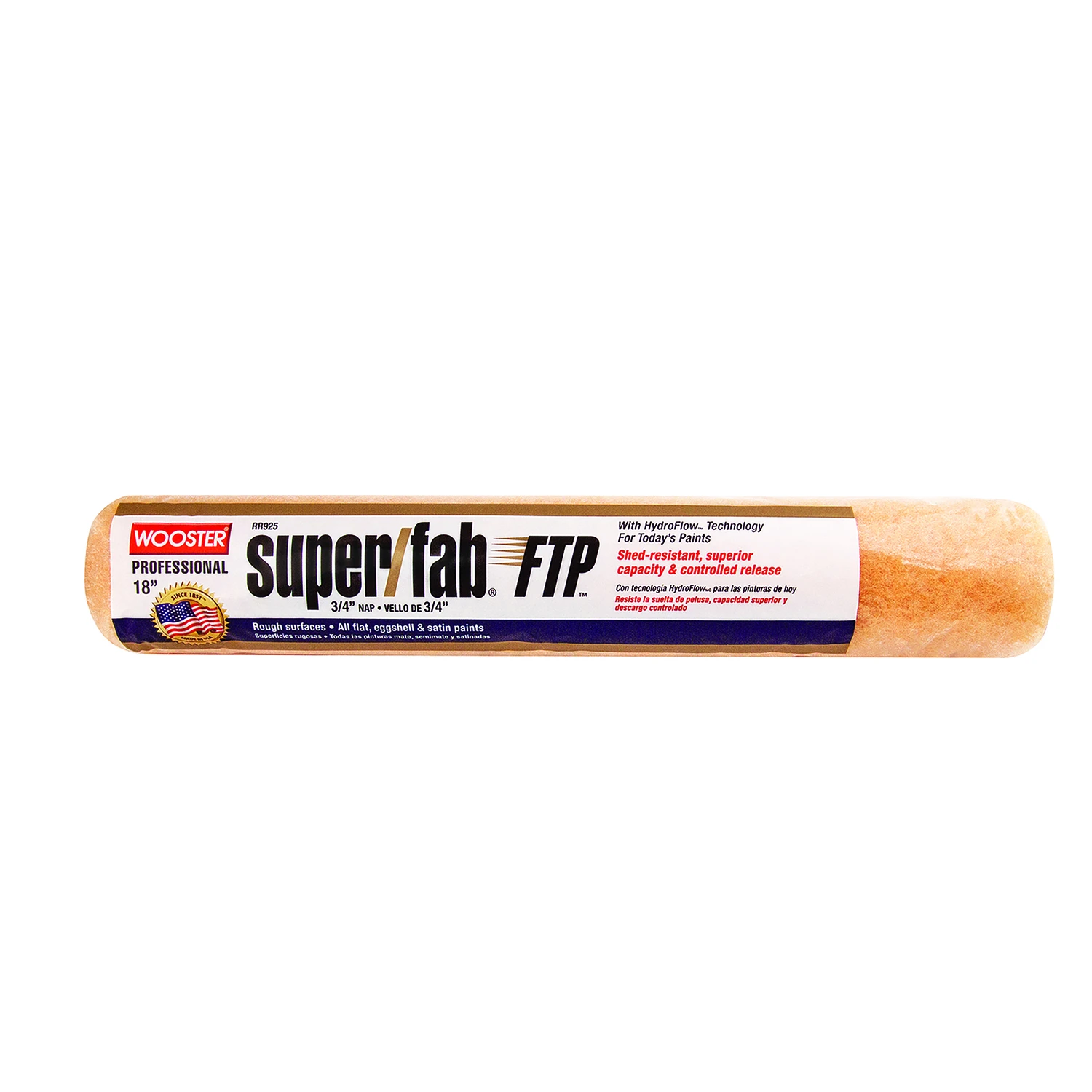 Super/fab Ftp 18 In. X 3/4 In. Synthetic Blend Roller Cover, 1 Pk, Rr925-18