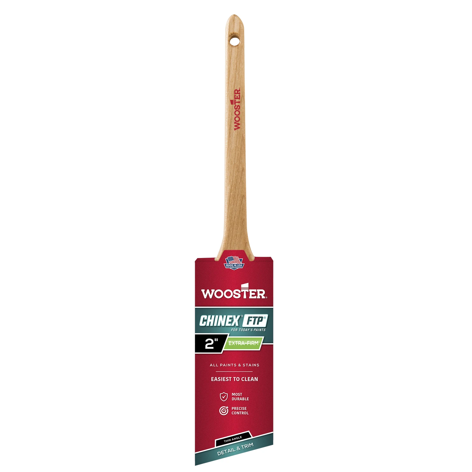 Thin Angle Sash Paint Brush, Chinex FTP, 2-In.