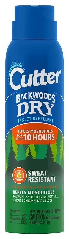 Backwoods Dry Insect Repellent, 4-oz. Aerosol