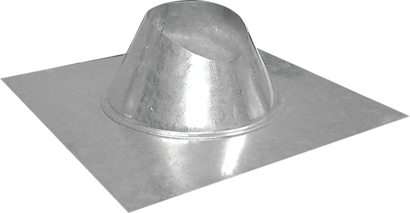 Roof Flashing, Rainproof, Galvanized, 4 In.