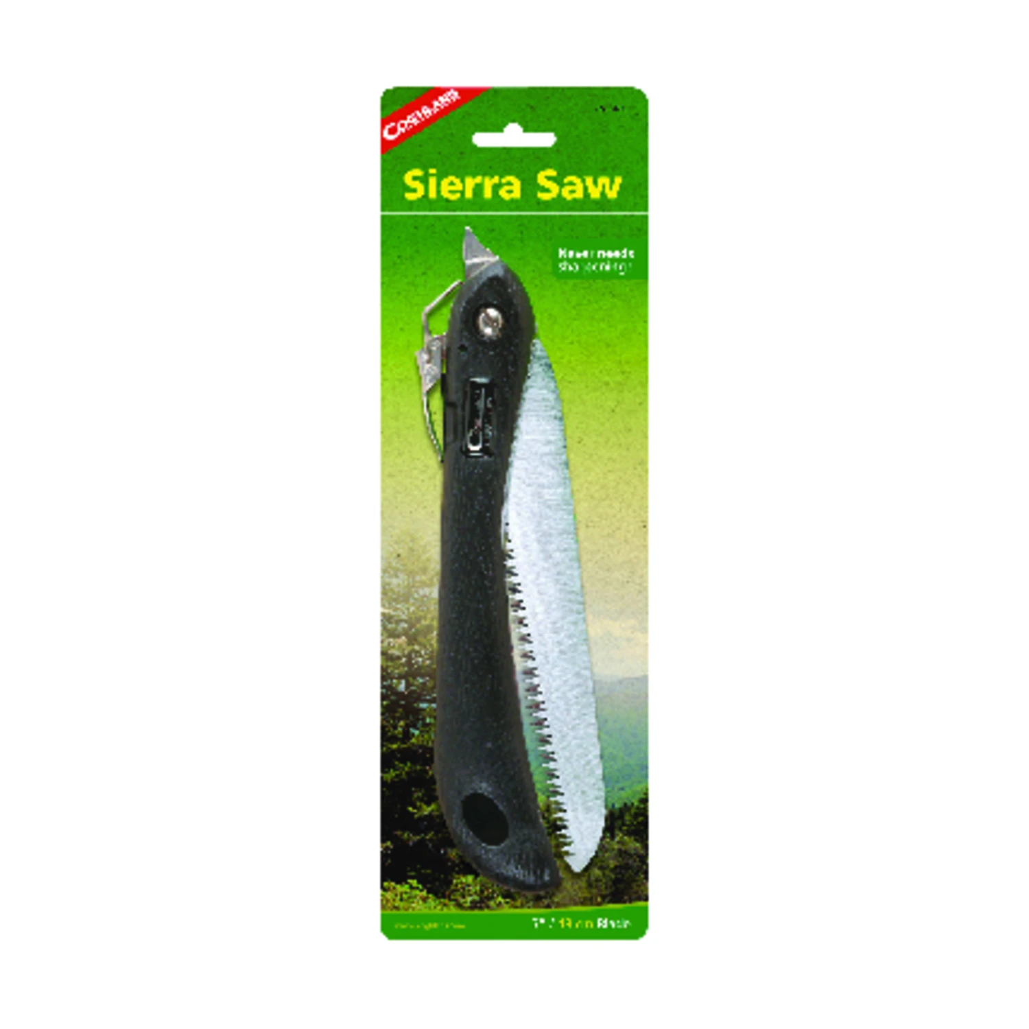 Coghlan's 8400 Sierra Saw, Steel Blade, Plastic Handle, 16 in L