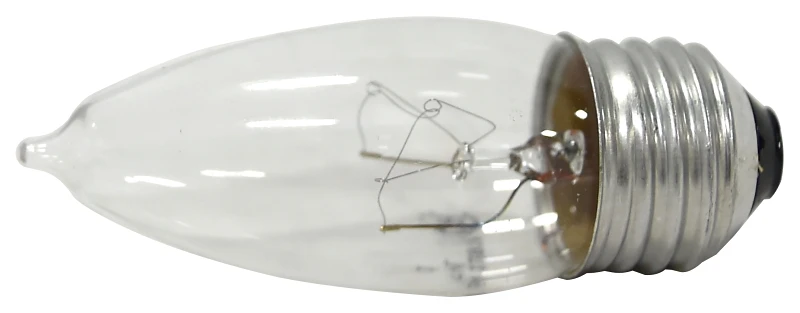 13563 25w B10 Decorative Torpedo Light Bulb 120v Medium Screw Base 4pk