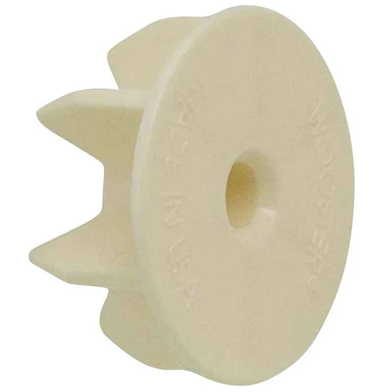 1-1/2 In. W Polypropylene Paint Roller End Cap R087, 1 Pk, White