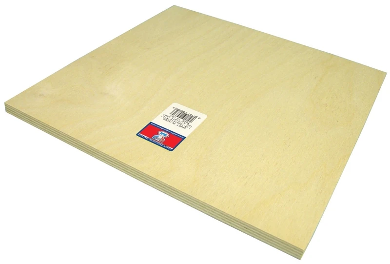 1/2 In. X 12 In. X 12 In. Birch Plywood - Aircraft Grade Craft Wood