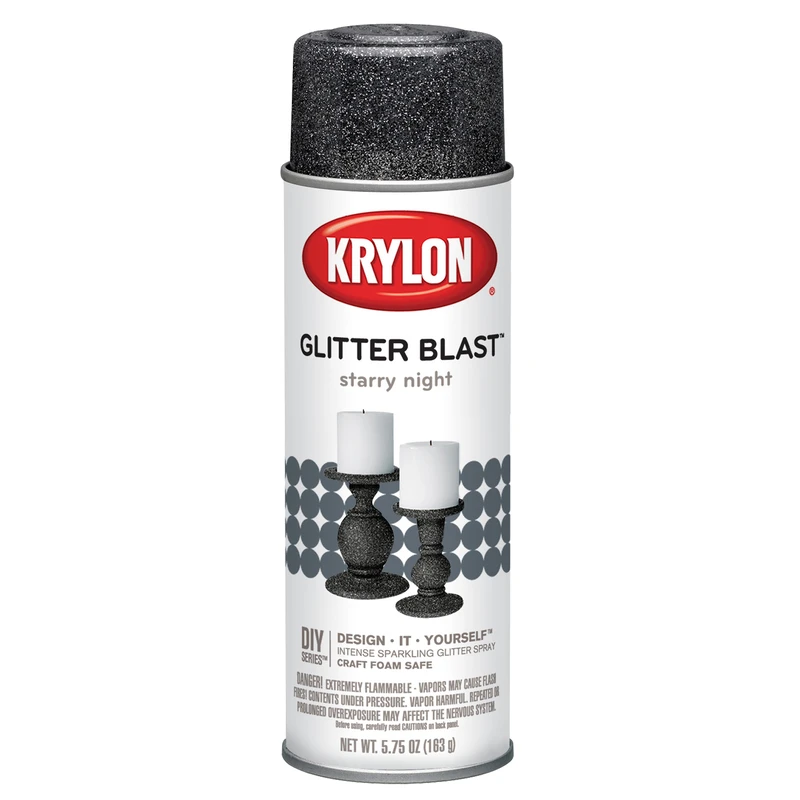 Glitter Blast Starry Night Spray Paint 5.75 Oz - Indoor/outdoor Use