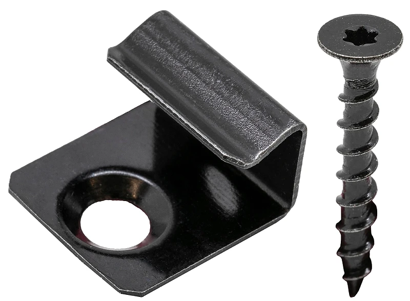 25 Count Starter Clips For Hidden Deck Fasteners, Stainless Steel, Model 0344087