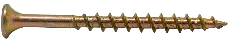 0333194g 3.5 In. X No.9 Gold Multi-purpose Screws - 5 Pound