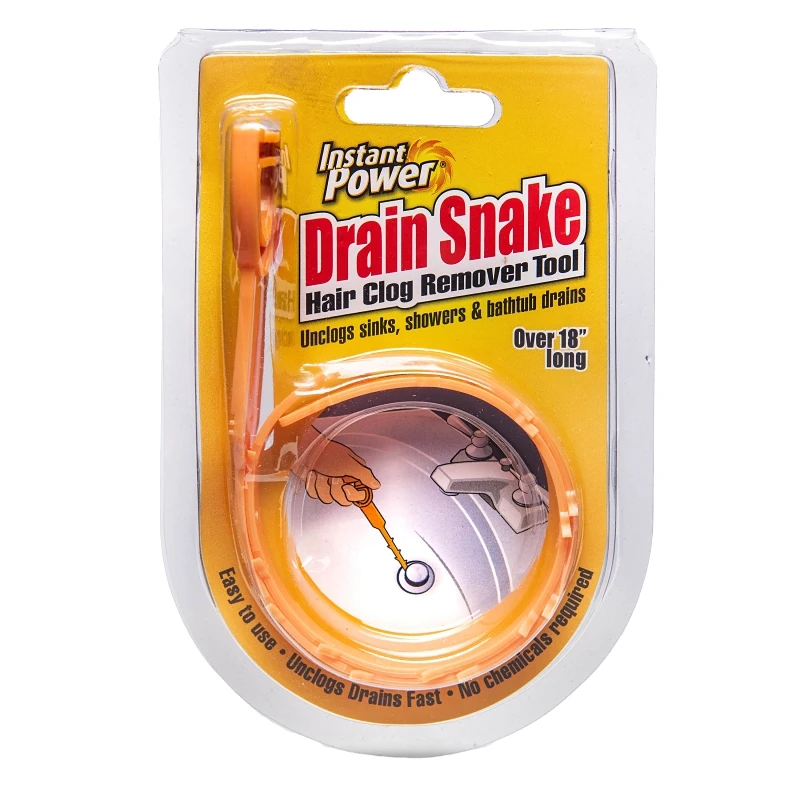 Drain Snake Plastic Clog Remover 18 In. Model 2301