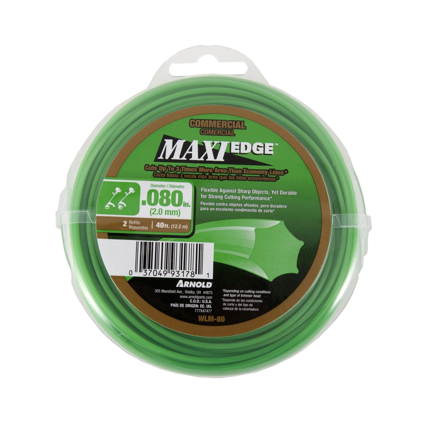 Maxi Edge Commercial Grade .080 In. Diameter X 40 Ft. Length Trimmer Line