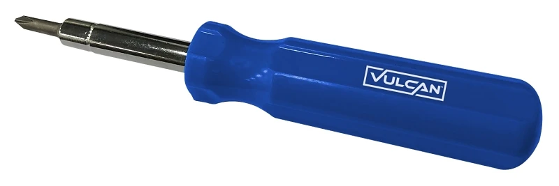 9358938 6-in-1 Toolbasix Screwdriver With Ergonomic Blue Handle
