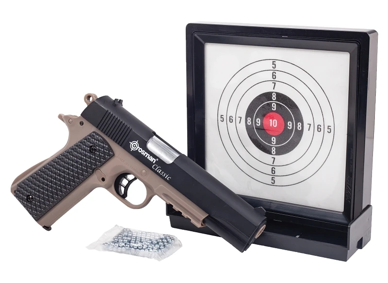 Classic 1911 Pistol Kit With Sticky Target And Bbs